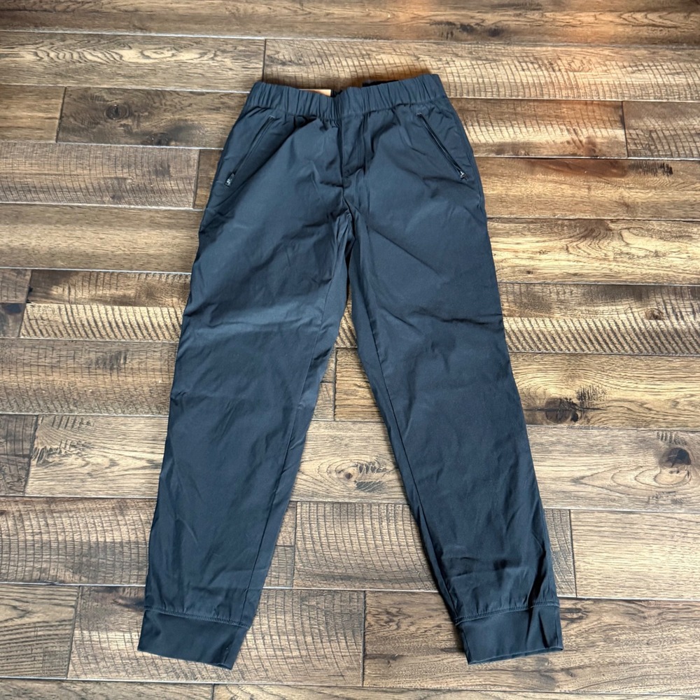 Eddie Bauer NWT Womens Fleece Lined Pants Black Joggers Size 6 1905993